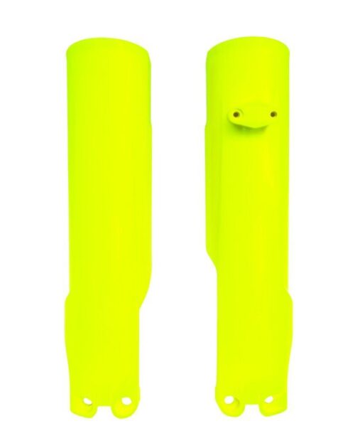 LOWER FORK GUARDS 2023/2024 KTM SX/SX-F, HUSKY FC/TC, NEON YELLOW, RTECH R-PSKTMGF0023
