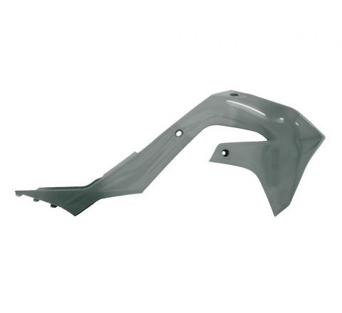 RADIATOR SCOOPS 2019-23 KX450F QUANTUM GREY, RTECH R-CVKXFGR0019