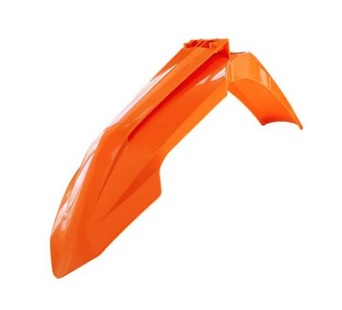 FRONT FENDER 2023-2025 SX/SX-F KTM ORANGE, RTECH R-PAKTMAR9923
