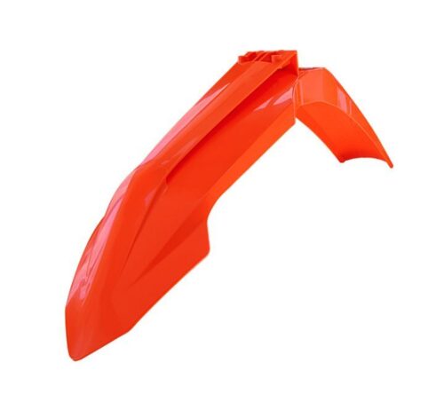 FRONT FENDER 2023-2025 SX/SX-F KTM NEON ORANGE, RTECH R-PAKTMAN9923