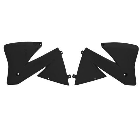 RADIATOR SCOOPS 01-04 KTM SX BLACK, RTECH R-CVKTMNR9802
