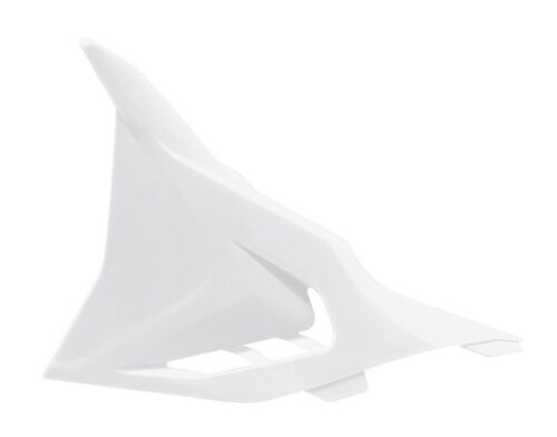 VENTED LEFT AIR BOX COVER 2023-2025 SX/SX-F KTM WHITE, RTECH R-FIKTMBNSX93