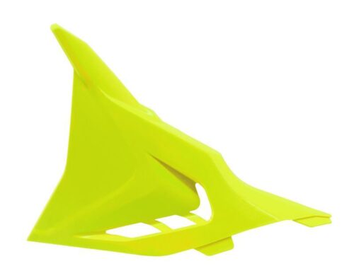 VENTED LEFT AIR BOX COVER 2023-2025 SX/SX-F KTM NEON YELLOW, RTECH R-FIKTMGFSX93