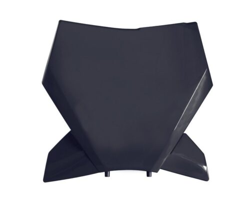 FRONT NUMBER PLATE 2023-2025 SX/SX-F KTM BLACK, RTECH R-TBKTMNR0023