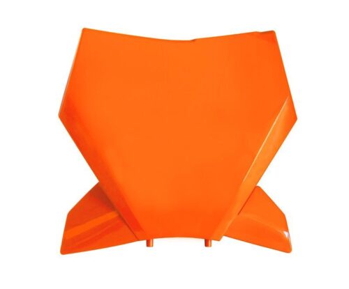 FRONT NUMBER PLATE 2023-2025 SX/SX-F KTM ORANGE, RTECH R-TBKTMAR0023