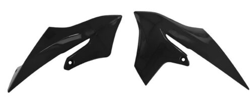 RADIATOR SCOOPS 18-25 YZ65, BLACK, RTECH R-CVYZ0NR0065