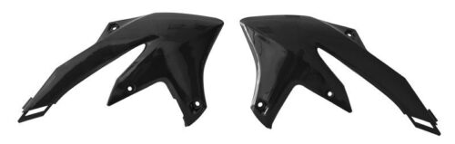 RADIATOR SCOOPS 2023-25 YZ450F YAMAHA BLACK, RTECH R-CVYZFNR0023