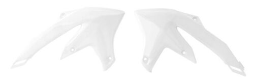 RADIATOR SCOOPS 2023-25 YZ450F YAMAHA WHITE, RTECH R-CVYZFBN0023