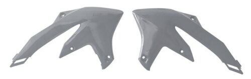 RADIATOR SCOOPS 2023-25 YZ450F YAMAHA QUANTUM GREY, RTECH R-CVYZFGR0023