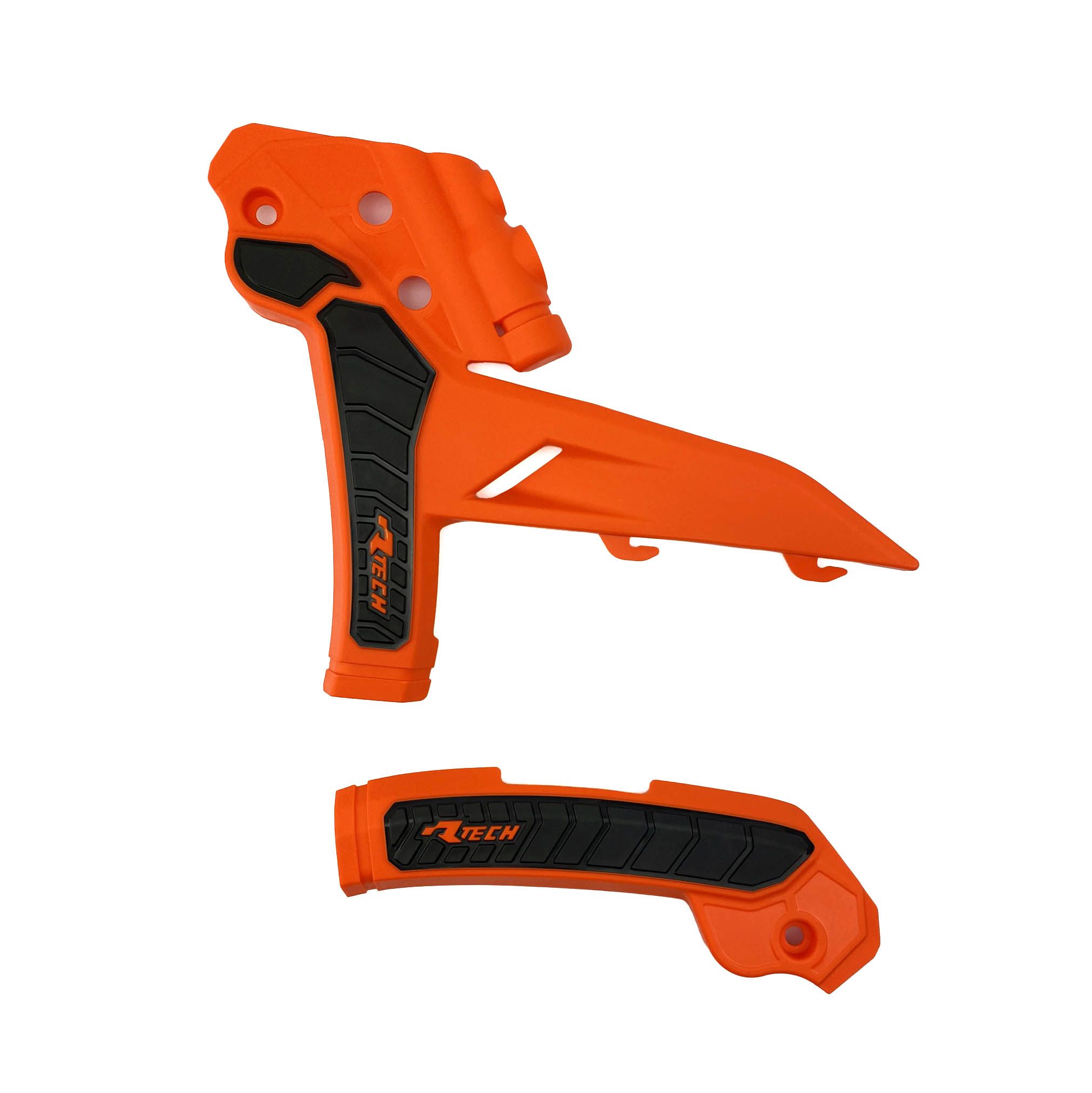 GRIPPY FRAME GUARD KTM 2023 SX/SX-F/XC-XCF ORANGE/BLACK, R-TECH R-PRTKTMARNR3 - Image 2