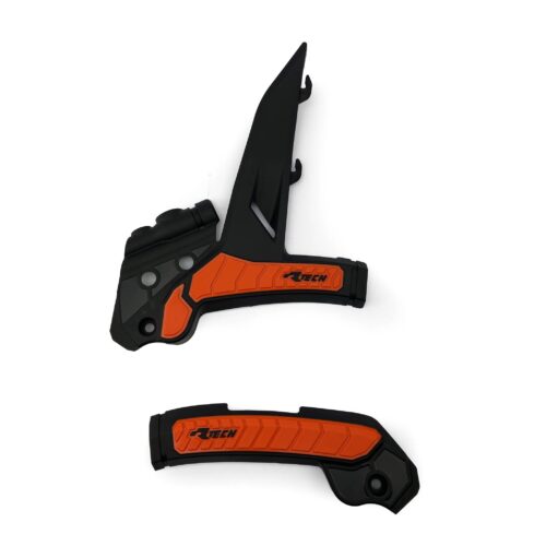 GRIPPY FRAME GUARD KTM 2023 SX/SX-F/XC-XCF BLACK/ORANGE, R-TECH R-PRTKTMNRAR3