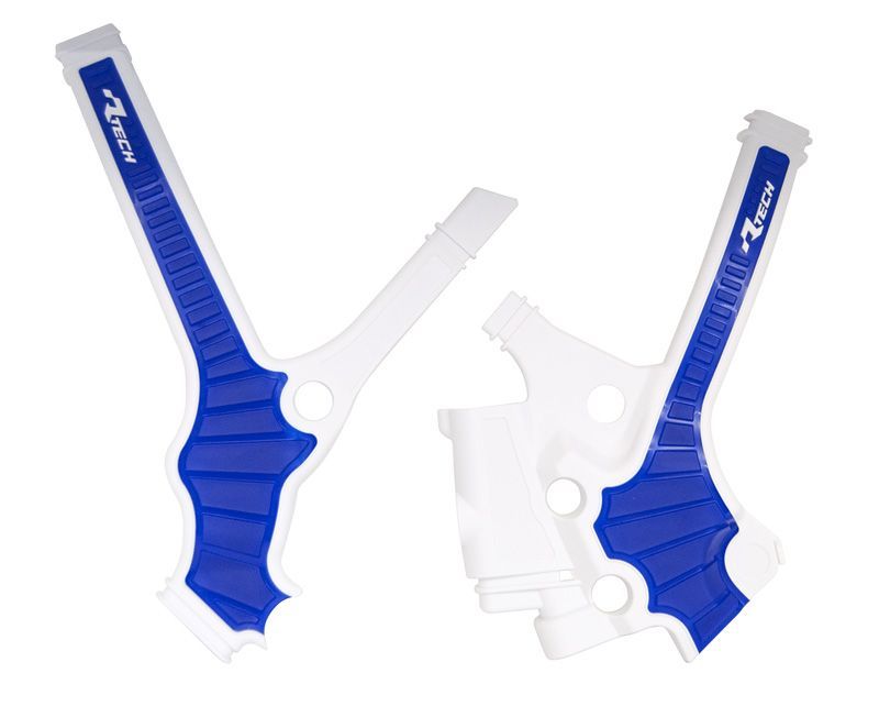 GRIPPY FRAME GUARD 2022-25 YZ85 WHITE/BLUE, R-TECH R-PRTYZ0BNBL3