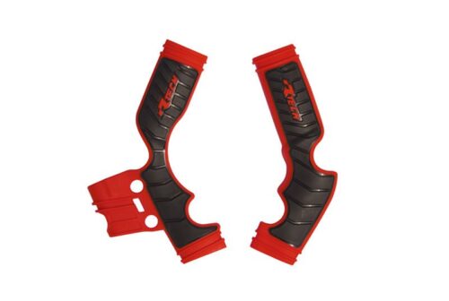GRIPPY FRAME GUARD KTM SX 65 2016-24, HUSKY TC65 2017-24, GASGAS MC 65 2021-24, RED/BLACK, R-TECH R-PRTKTMRGNR4