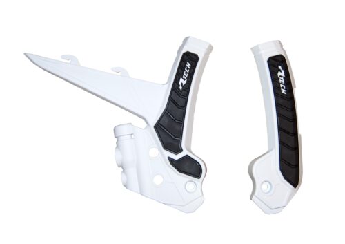 GRIPPY FRAME GUARD GASGAS 2024-2025 WHITE/BLACK, R-TECH R-PRTGASBNNR1