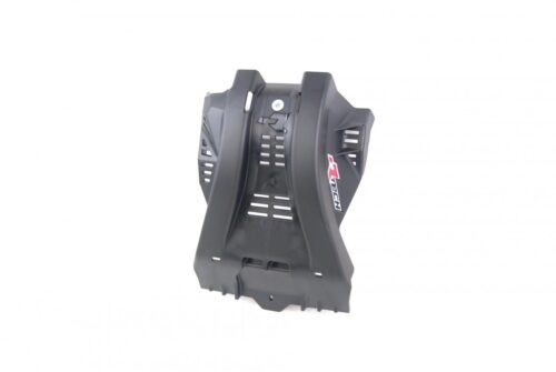 PLASTIC SKID PLATE YAMAHA YZ125/X 2005-25, RTECH R-PMYZ0NR0125, PLASTIC ENGINE COVER BLACK