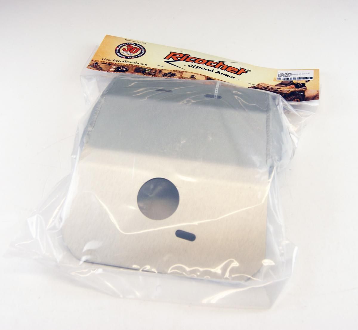 SKID PLATE HD ALUMINIUM ENDURO 90-91 HONDA CR 250, 432 RICOCHET