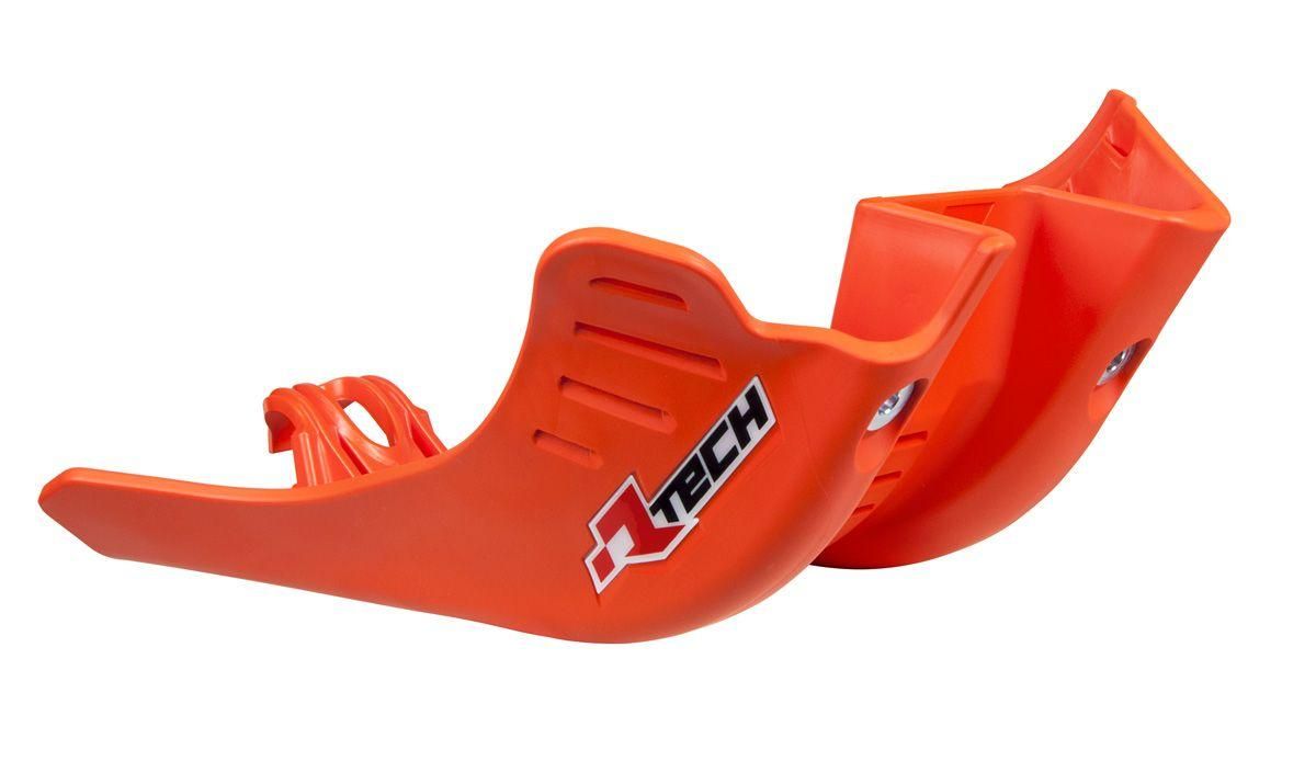 PLASTIC SKID PLATE KTM 125/150, RTECH R-PMKTMAR0125, PLASTIC ENGINE COVER - Image 3