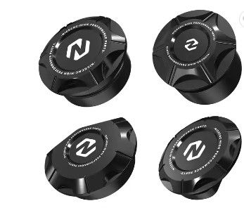 Frame Hole Plugs Black Yamaha YZ250 2016-2023