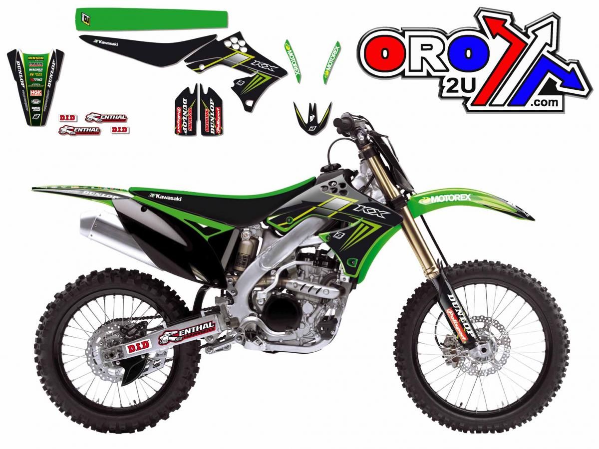 09-12 KXF250 KAWASAKI RACING, TEAMBLACKBIRD FULL TEAM KIT, 8418R8 - Image 2