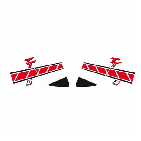 87-96 TT350 BLACKBIRD RED, GRAPHIC KIT DREAM 2200E/01