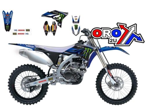 10-13 YZF250 MONSTER ENERGY 3, BLACKBIRD DECAL KIT 2239R3