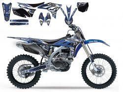 10-13 YZF250 TRIBAL SKULL 2, BLACKBIRD DECAL KIT 2239B