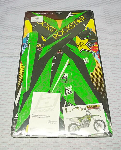 16-18 KX450F ROCKSTAR ENERGY, BLACKBIRD 2423L DECAL KIT