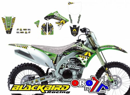 09-11 KXF450 ARMA ENERGY, BLACKBIRD 2419F GRAPHIC KIT