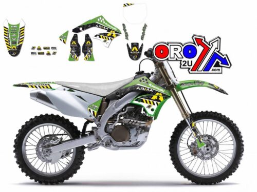 06-08 KXF450 ARMA ENERGY, BLACKBIRD DECAL KIT 2415F, 50-221.2415F