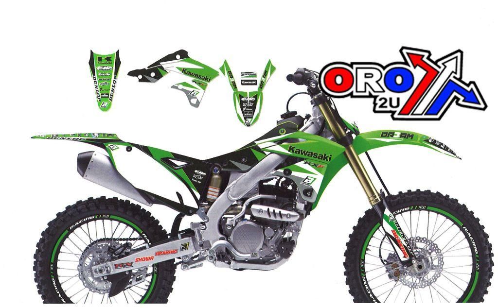 12-15 KXF450 DREAM 3 GRAPHIC, BLACKBIRD DECAL KIT 2420E, BB2420E - Image 2