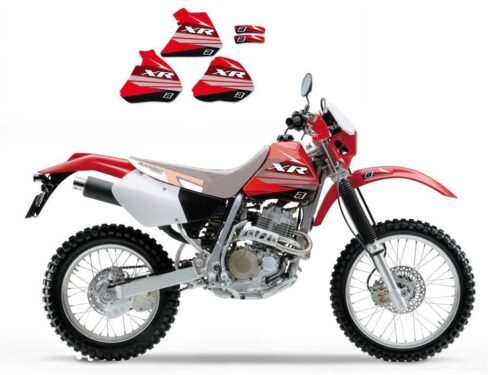 88-99 XR600 DREAM 2 GRAPHIC, BLACKBIRD DECAL KIT 2129A