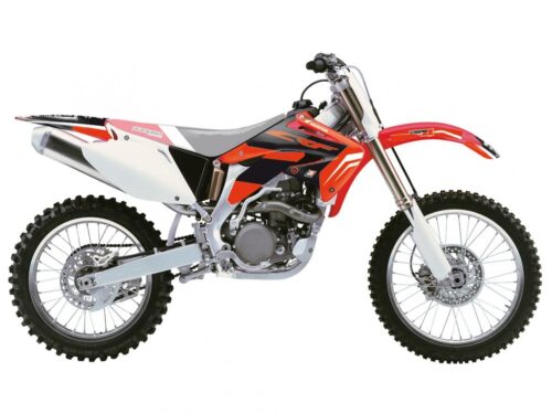 02-04 CRF450 DREAM 4 GRAPHIC, BLACKBIRD DECAL SET 2137N