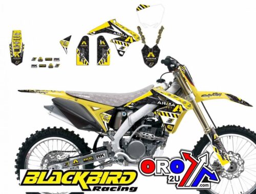 10-17 RMZ250 ARMA ENERGY, BLACKBIRD 2319F GRAPHIC KIT