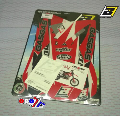 10-11 GASGAS DREAM3 RED, BLACKBIRD DECAL KIT 2904E