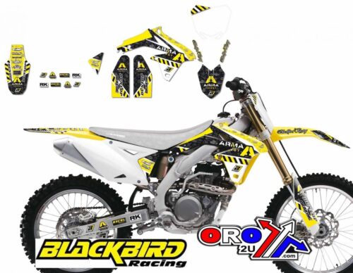 08-17 RMZ450 ARMA ENERGY, BLACKBIRD 2316F GRAPHIC KIT