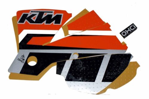 01-04 KTM MX BLACK/GOLD WAMC, DECAL KIT, RAD AND TANK