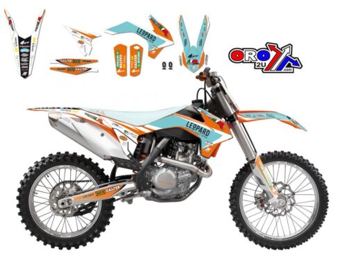 13-15 SX SXF KTM MARCHETTI, BLACKBIRD 2538R13 DECAL KIT, 50-9993