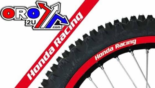 RIM STICKERS RED HONDA, BLACKBIRD 5068R/60