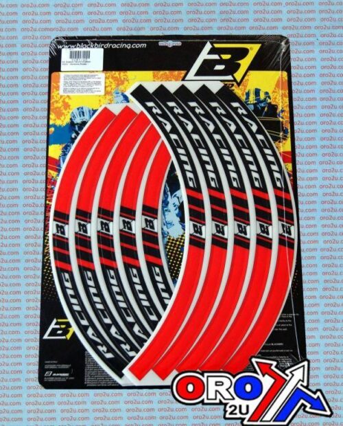 RIM STICKER RED RACING 5081/60, BLACKBIRD