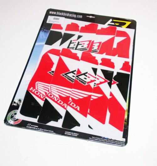 09-12 CRF RAD LOUVER DECAL, BLACKBIRD A101E