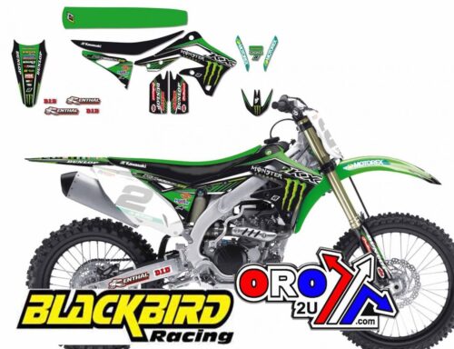 12-15 KXF450 MONSTER ENERGY, BLACKBIRD FULL KIT 8420R8