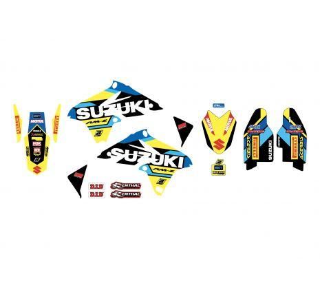 10-18 RM-Z250 TEAM SUZUKI WORLD RESTYLE, REPLICA BLACKBIRD KIT 8319R7