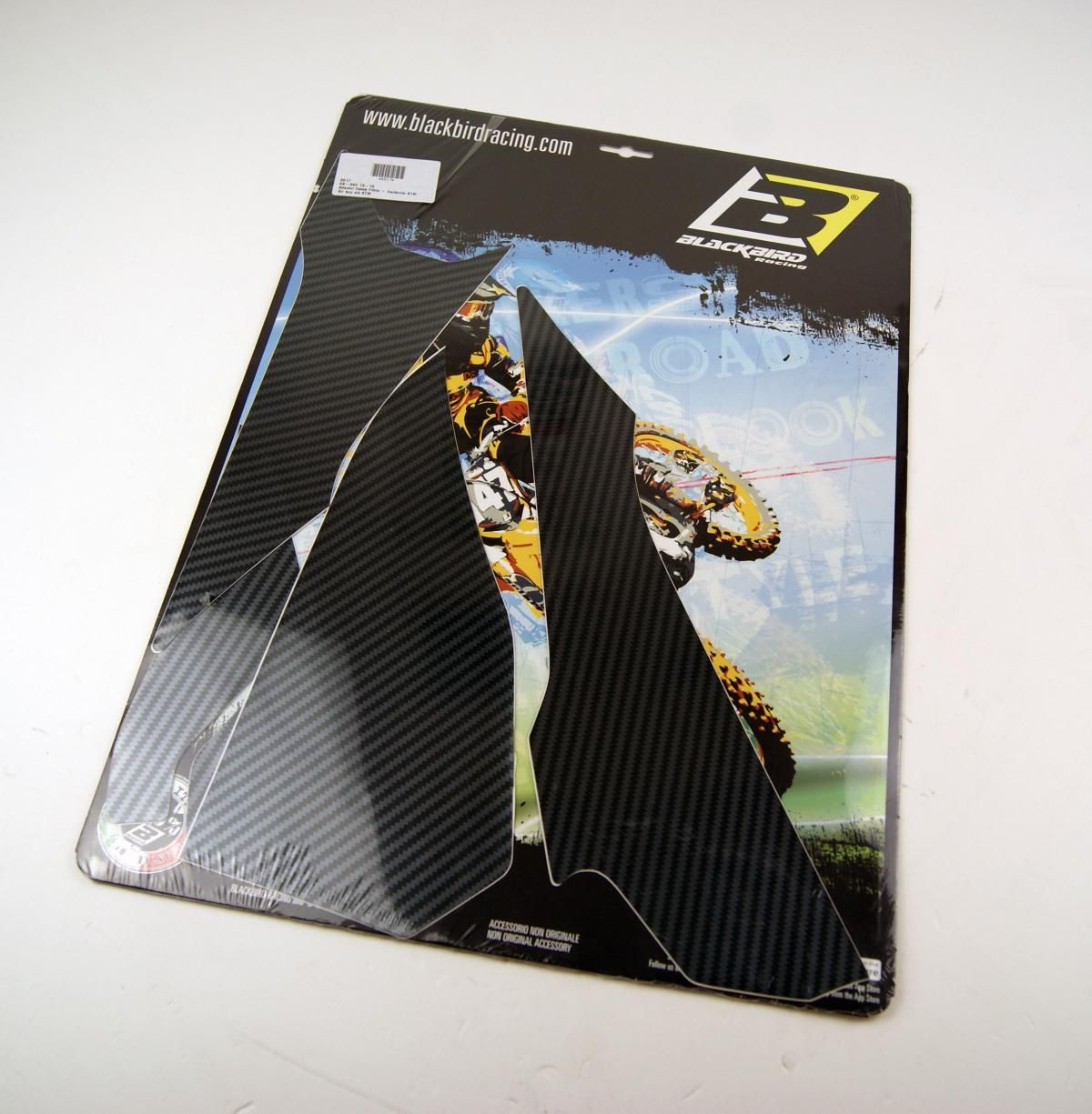 AIR BOX DECAL 13-14 SX/SXF KTM, CARBON LOOK BLACKBIRD 5517 - Image 2