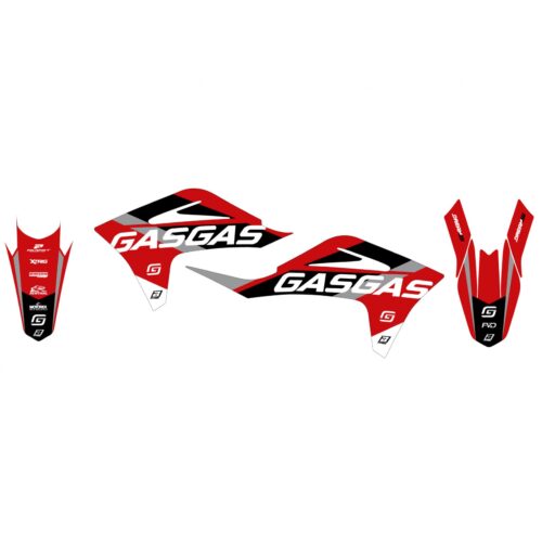 21-23 EC/MC GASGAS DREAM5 GRAPHICS, BLACKBIRD 2908AB DECAL KIT