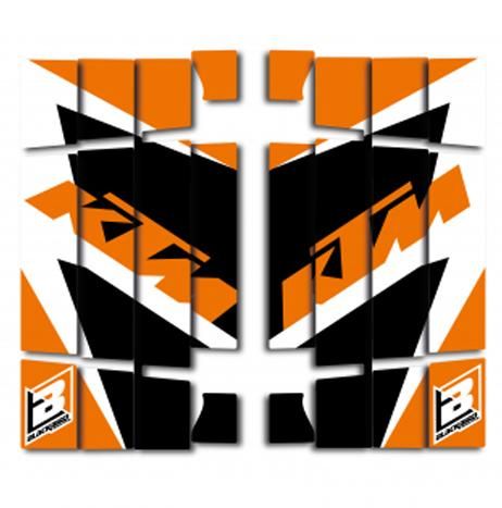 19-22 KTM SX/SX-F RAD LOUVER DECAL, BLACKBIRD A503N
