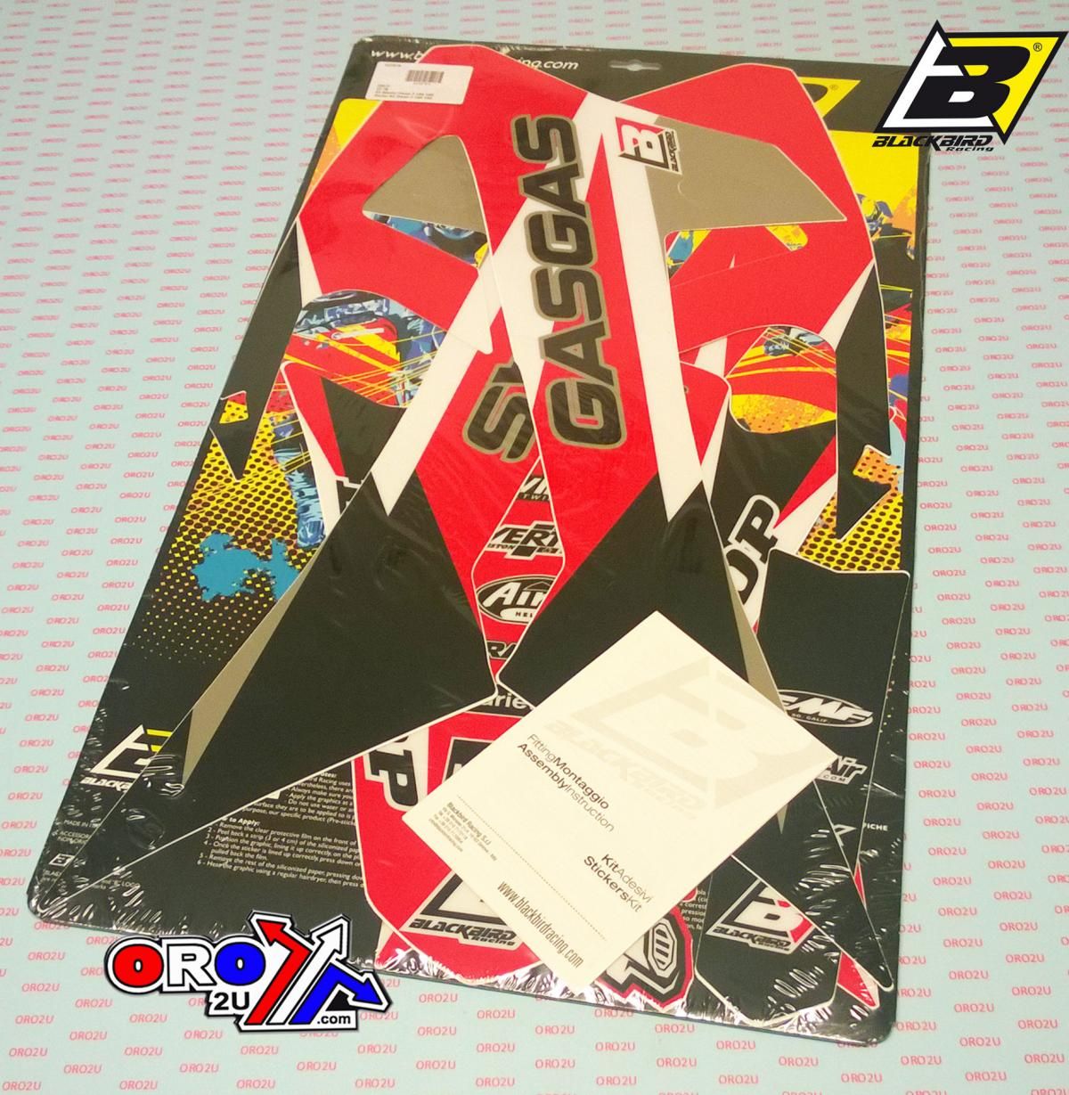 18-20 EC GAS GAS DREAM-3, BLACKBIRD 2907E DECAL STICKER KIT
