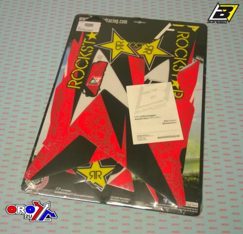 BETA RR 2T 4T 18-19 ROCKSTAR, BLACKBIRD DECAL KIT, 2B04L