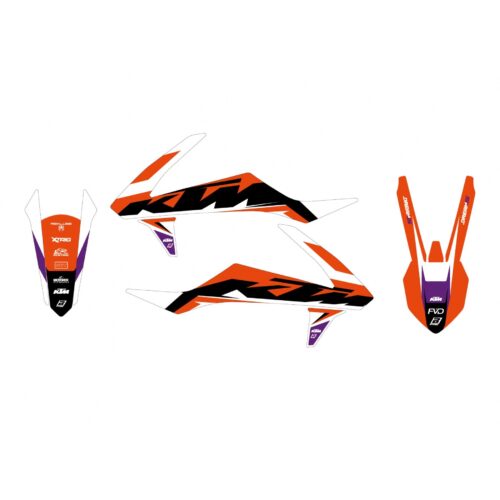16-18 SX SXF KTM DREAM 5, BLACKBIRD DECAL KIT 2541AB, Not 250 2-stroke 2016