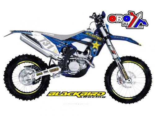 17-22 SHERCO ROCKSTAR GRAPHICS, BLACKBIRD 2E01L DECAL KIT
