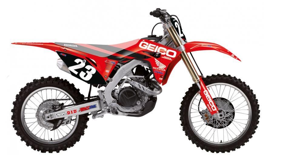 CRF250R/450R HONDA GEICO TEAM, BLACKBIRD 2146R19 - Image 2